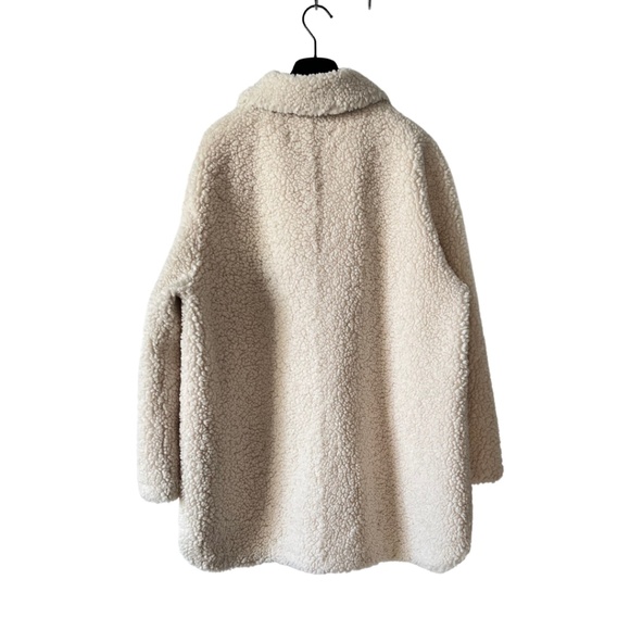 Ecru Fleece Coat - Picture 8 of 8